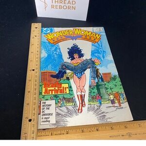 Wonder‎ Woman Comic Book DC Universe History Deadly Arrival Issue 1987 Vintage